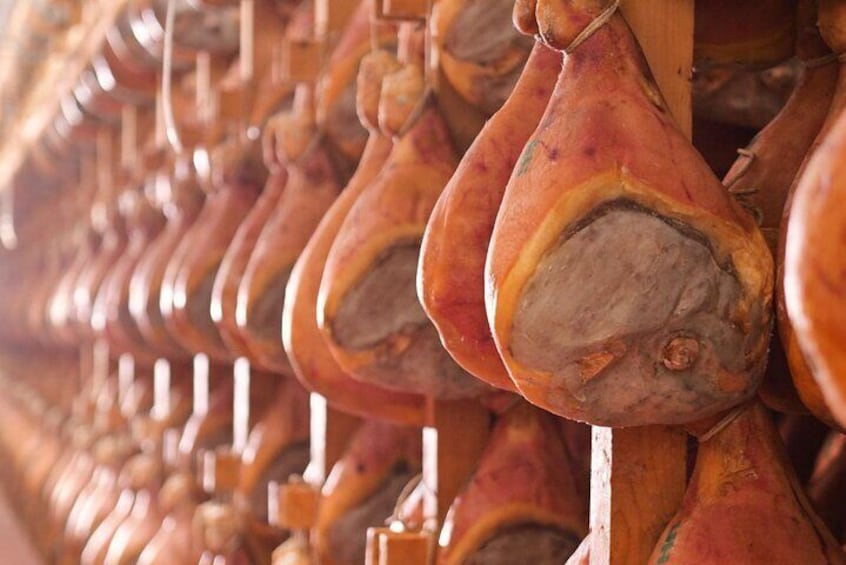 Parma: Parmigiano dairy, Parma Ham, & Wineyard Tour with Tastings