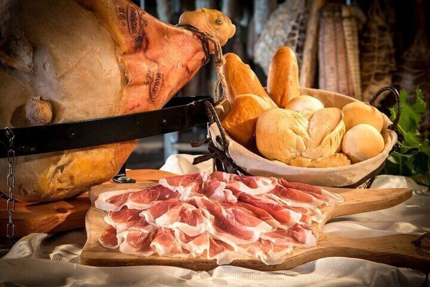 Tour at a Parma Ham Producer