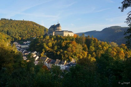 Luxemburg: Eintrittskarte für die Burg Vianden