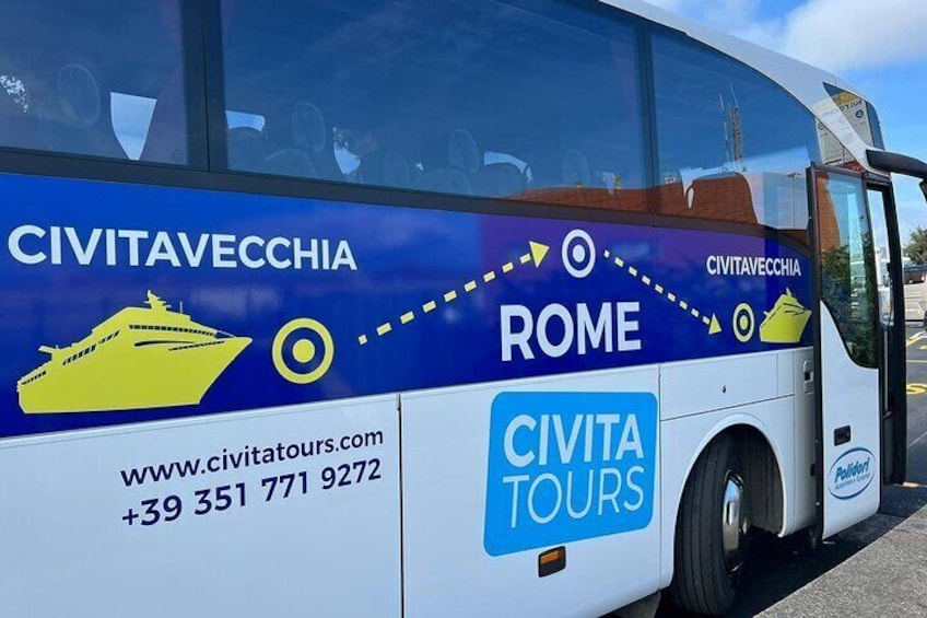 Rome On Your Own Bus from Civitavecchia