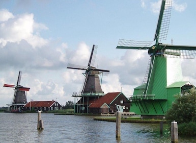 Amsterdam: 3-timmars Zaanse Schans väderkvarnstur m / guide