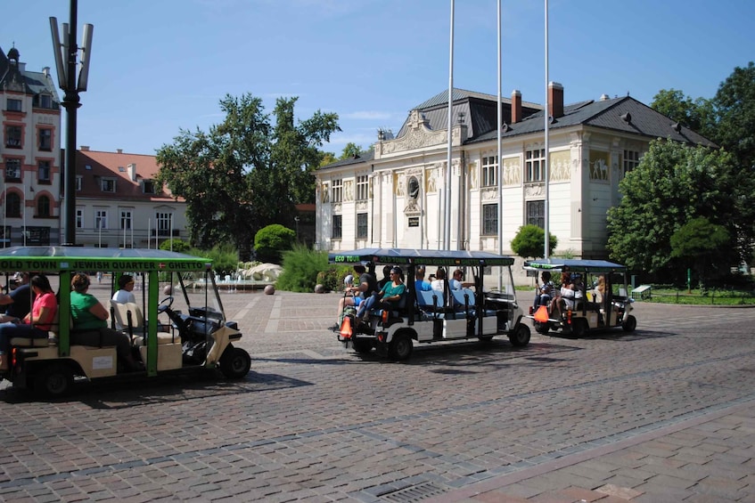 Picture 1 for Activity Krakow Sightseeing Tour by Heated Golf Cart