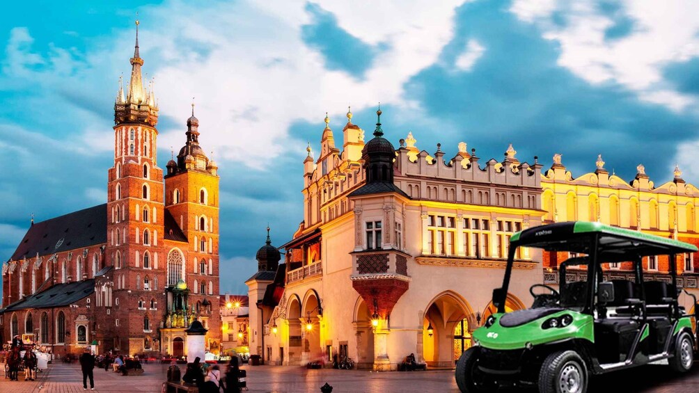 Krakow Sightseeing Tour by Heated Golf Cart