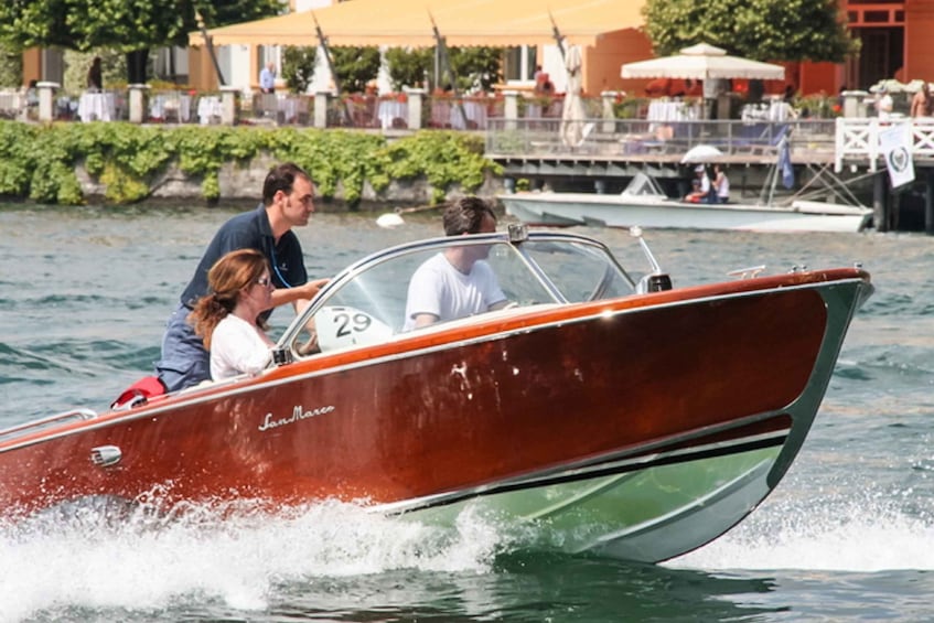Picture 3 for Activity Lake Como: Classic Speedboat Private Tour