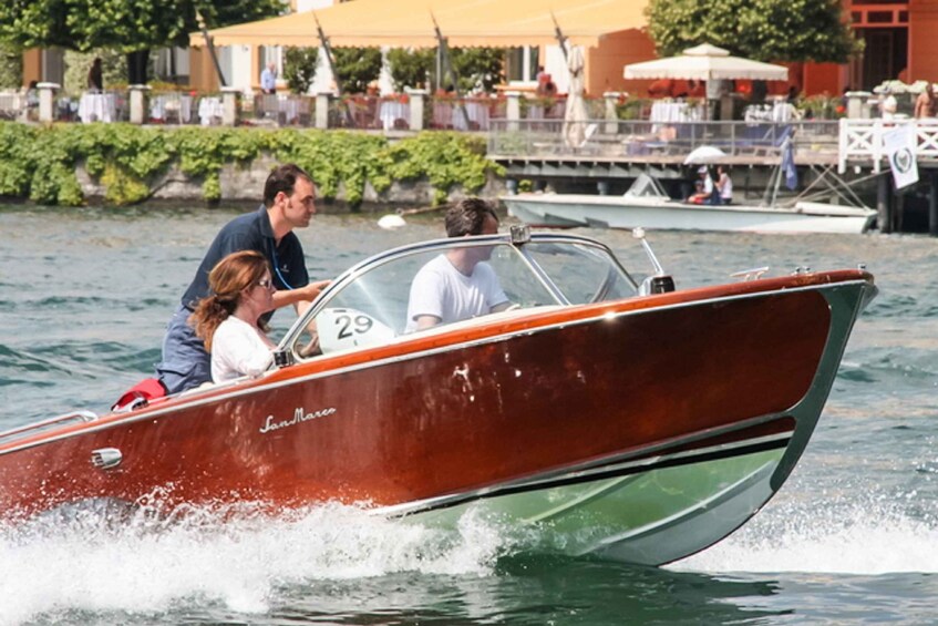 Picture 3 for Activity Lake Como: Classic Speedboat Private Tour