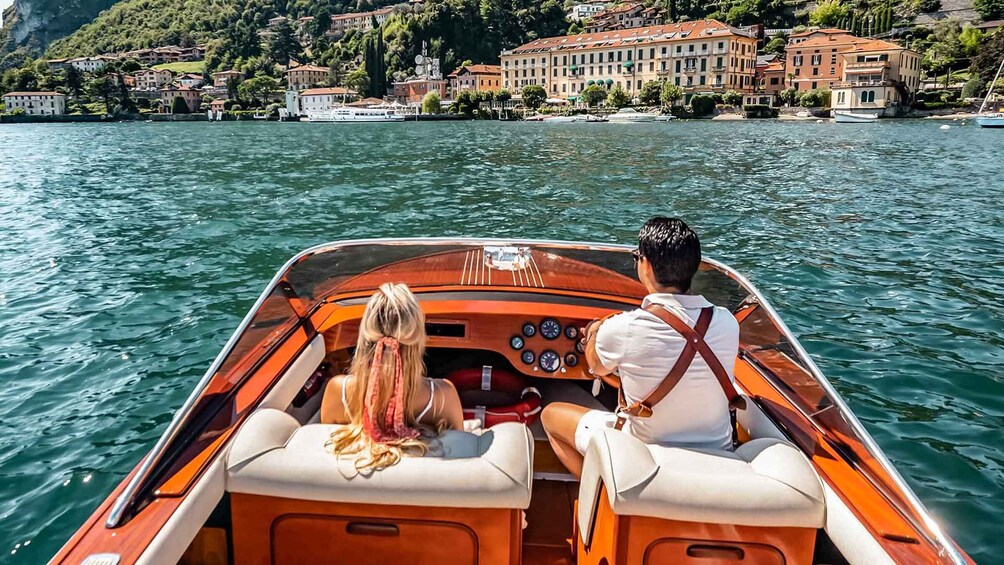 Picture 1 for Activity Lake Como: Classic Boat Private Tour