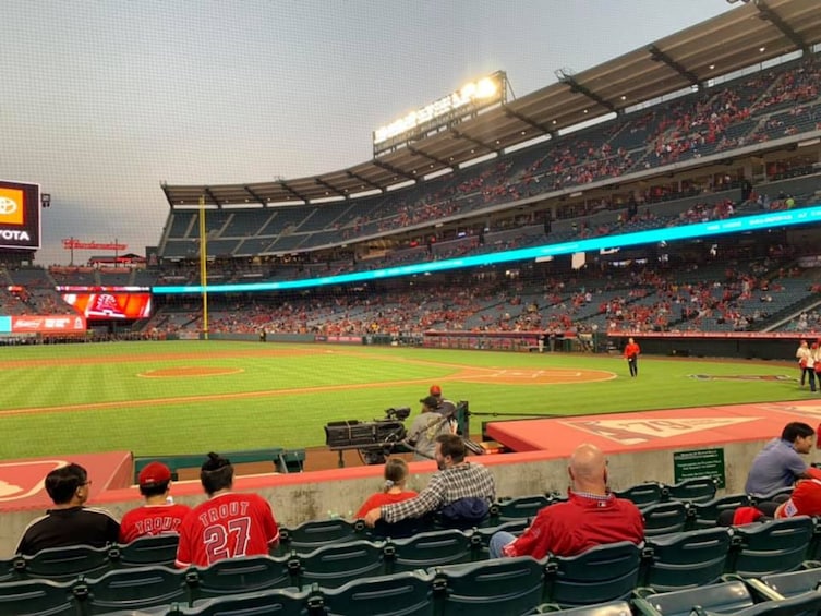 Los Angeles Angels Baseball Game at Angel Stadium