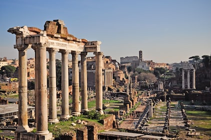 Biljett till Palatinerberget och Forum Romanum med multimediavideo