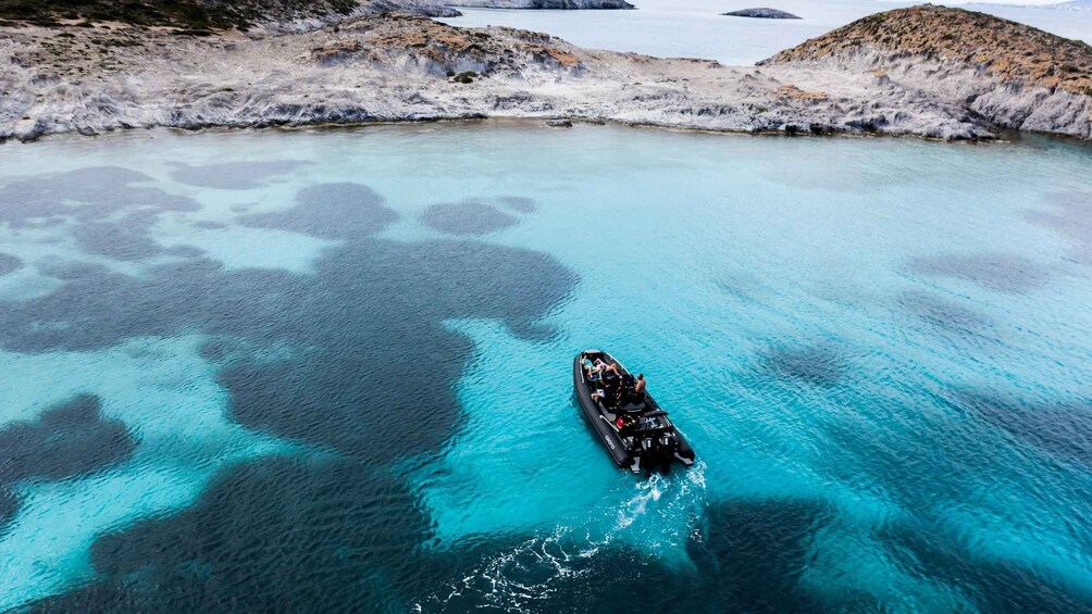 Naousa: Private Boat Cruise to Antiparos Island