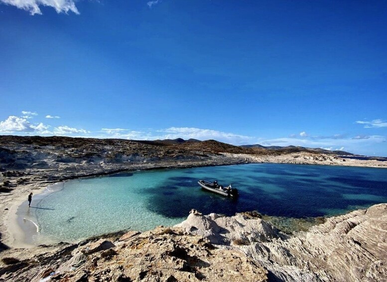 Picture 3 for Activity Naousa: Private Boat Cruise to Antiparos Island