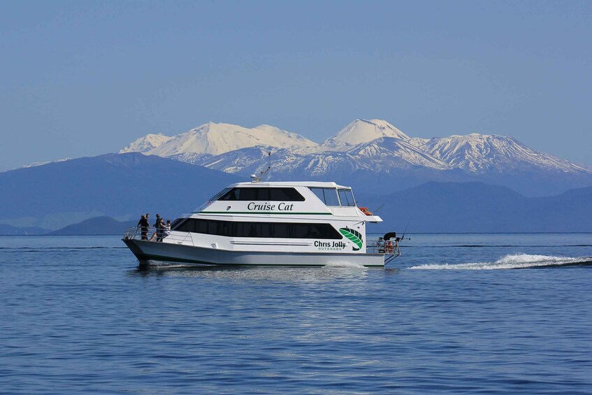 Picture 2 for Activity Lake Taupo: Māori Rock Carvings Scenic Boat Cruise