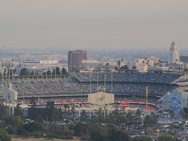LA Dodgers basebollmatch på Dodger Stadium