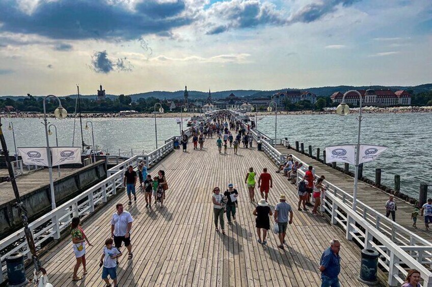 Gdańsk to Sopot Electric Bike Private Tour