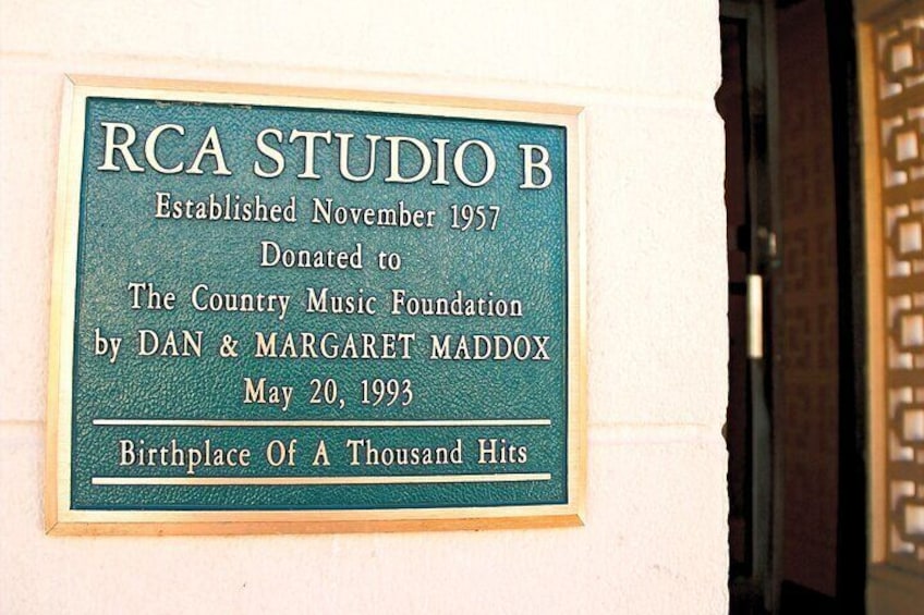 Historic RCA Studio B on Music Row