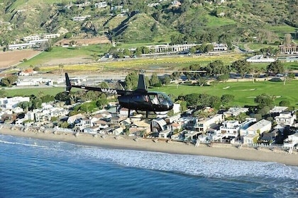 Private LA Coast Surf and Turf Helicopter Tour
