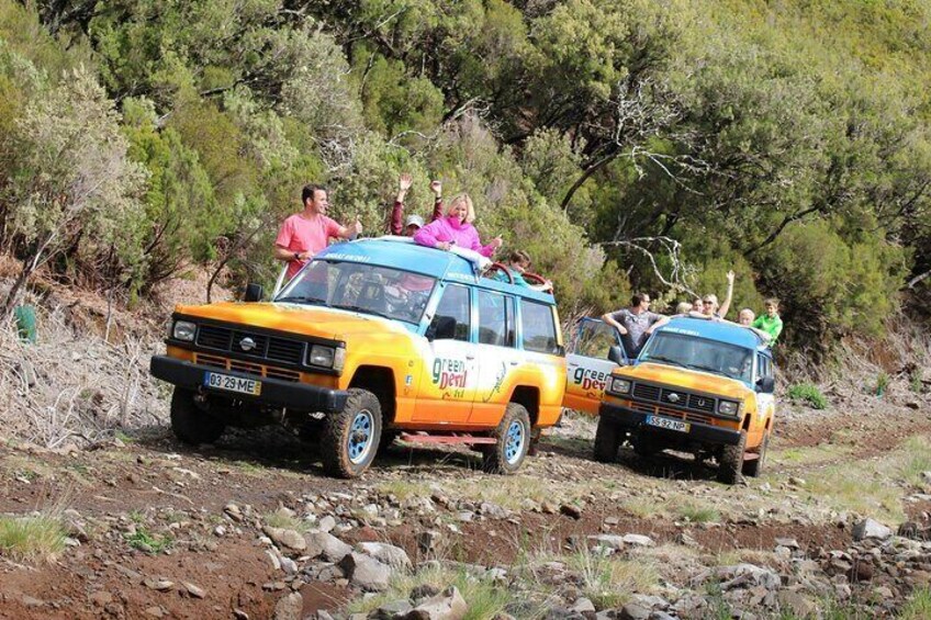 Wine tasting and Jeep Adventure in Madeira's Majestic Countryside