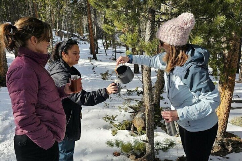 Tours include a hot drink of coffee, tea, or hot chocolate.