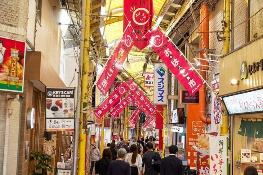 Private Walking Tour and Exploring Shopping Street in Osaka