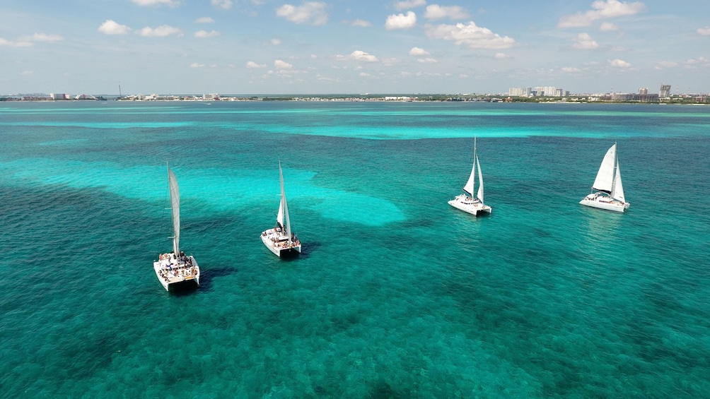 Isla Mujeres Catamaran Adventure with Private Beach Club