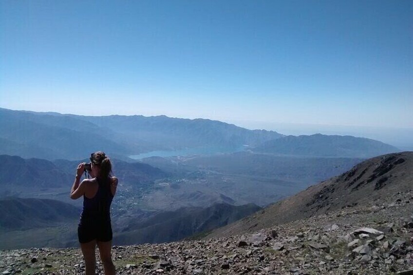 Trekking on Cerro Arenales in Vallecitos, Mendoza
