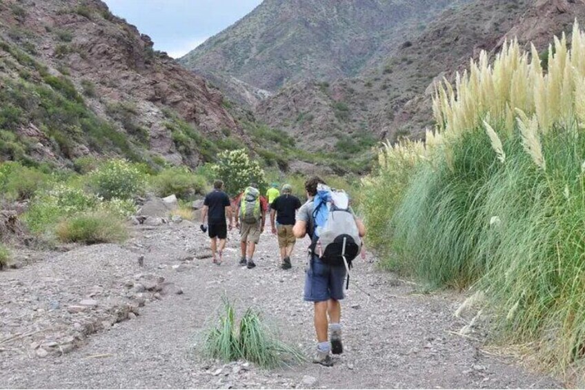 Trekking on Cerro Arenales in Vallecitos, Mendoza