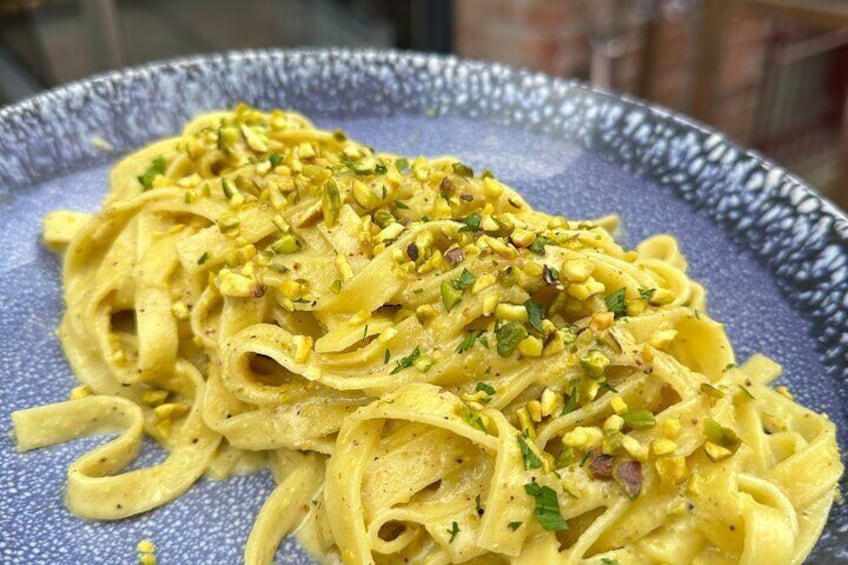 Tagliatella pistachio