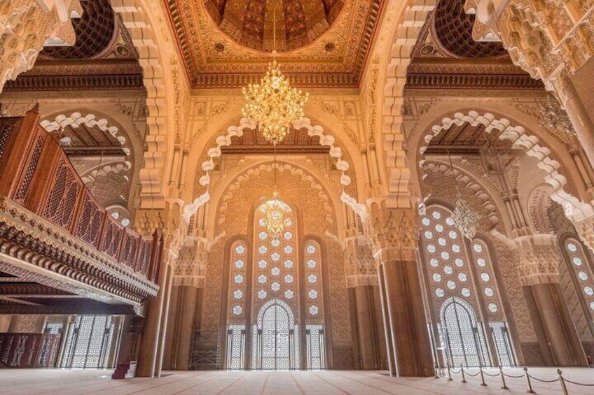 Skip the line Hassan II mosque Premium Tour entry ticket included