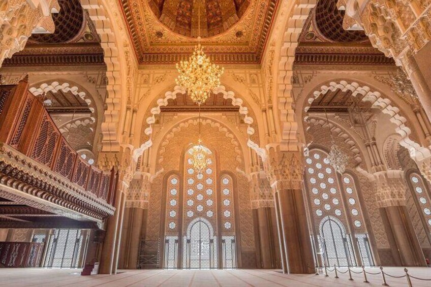 Skip the line Hassan II mosque Premium Tour entry ticket included