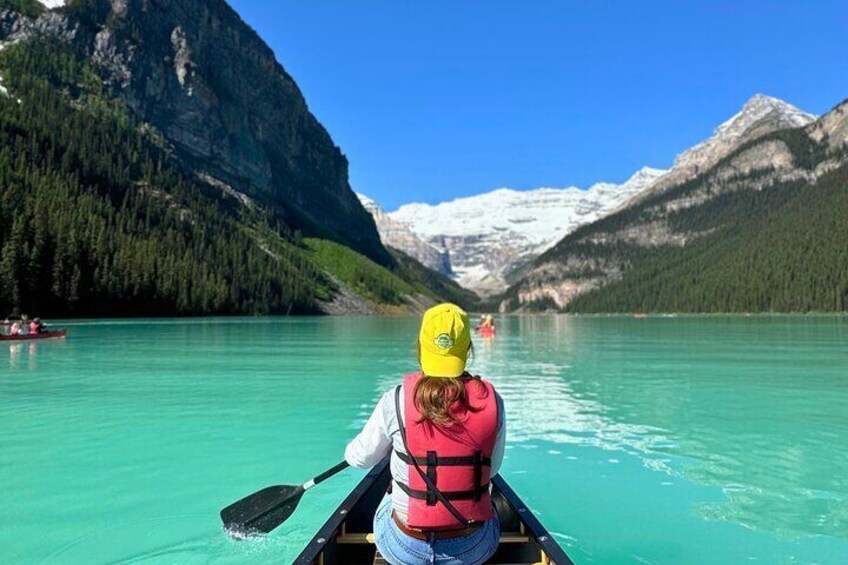 Moraine Lake - Lake Louise Canoe/Hike Tour from Calgary