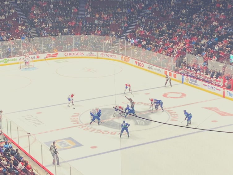 Vancouver Canucks Ice Hockey Game at Rogers Arena