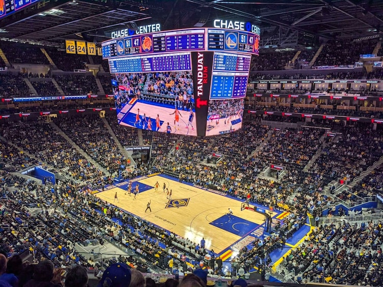 Golden State Warriors Basketball Game at Chase Center