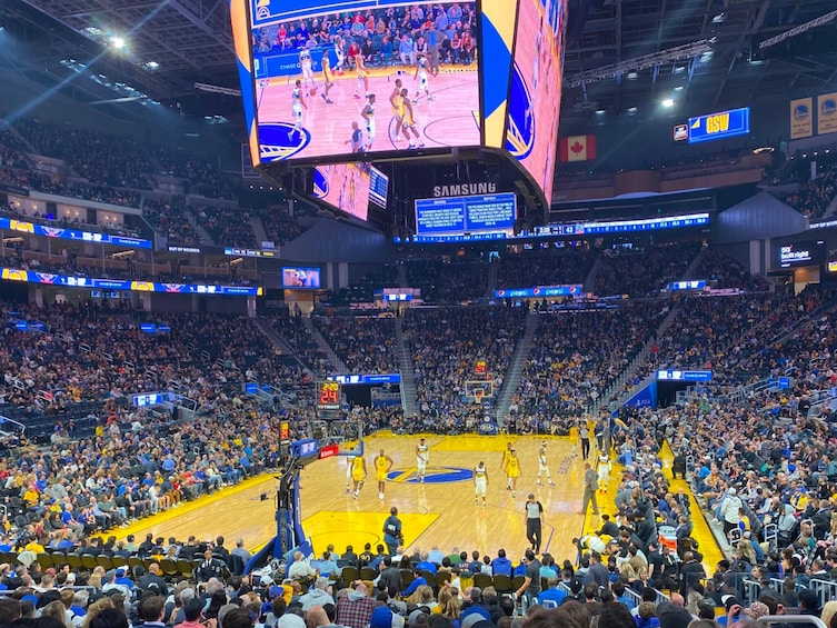 Golden State Warriors Basketball Game at Chase Center