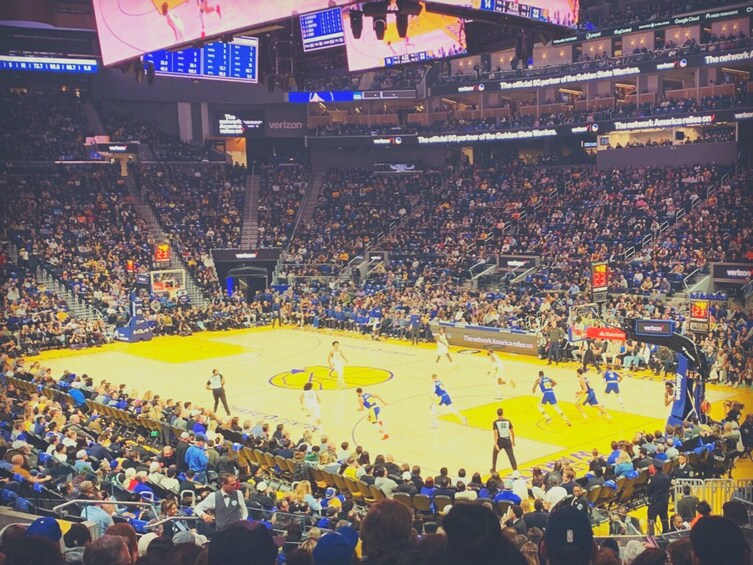 Golden State Warriors Basketball Game at Chase Center