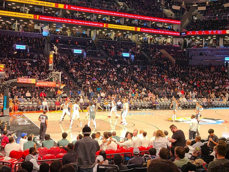 Brooklyn Nets Basketball Game at Barclays Center