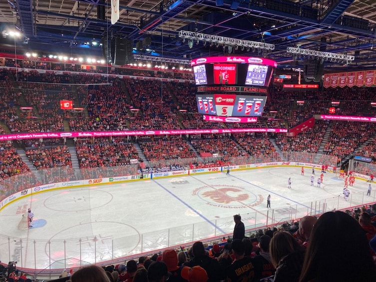 Calgary Flames Ice Hockey Game at Scotiabank Saddledome