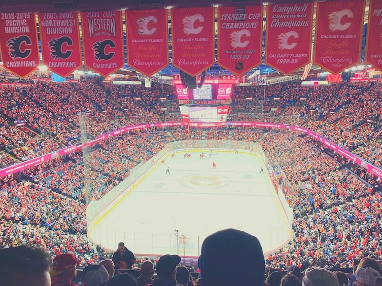 Calgary Flames Ice Hockey Game at Scotiabank Saddledome