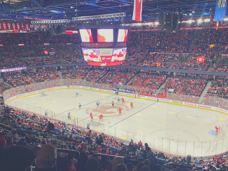 Calgary Flames Ice Hockey Game at Scotiabank Saddledome