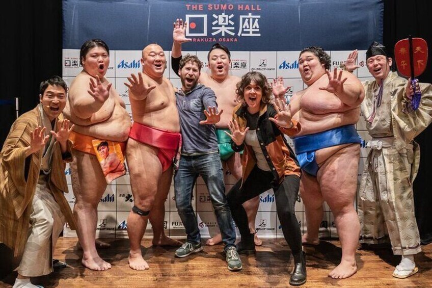 Sumo show experience in Osaka Namba: THE SUMO HALL HIRAKUZA OSAKA