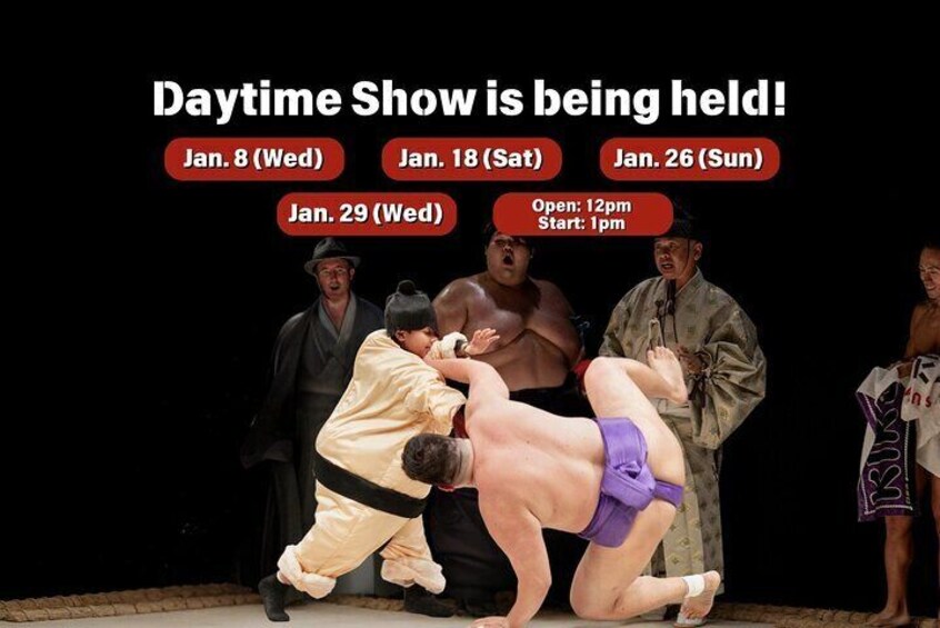 Sumo show experience in Osaka Namba: THE SUMO HALL HIRAKUZA OSAKA