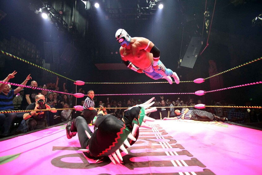 Picture 2 for Activity Mexico City: Lucha Libre Show with Tacos, Beer, and Mezcal