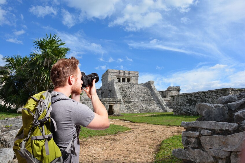 Day Trip to Tulum, Playa del Carmen & Cenote Mariposa - Lunch Included