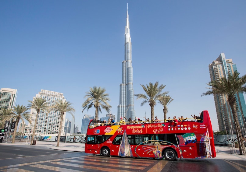 City Sightseeing Dubai HOHO Bus Tour, Dhow Cruise & Lost Chambers Aquarium