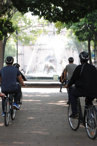 Picture 1 for Activity Mexico City: Coyoacan Biking Tour with Frida Kahlo Museum