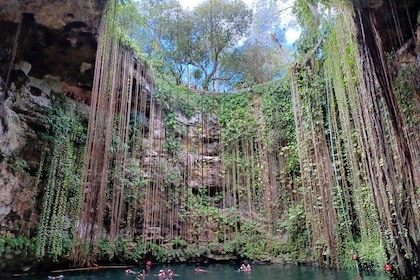 Chichen Itza Premium Swim in Cenote Ikkil Explore Izamal Village