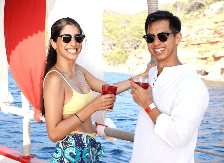Picture 5 for Activity Ibiza: Boat Cruise Aboard Classic Wooden Boat