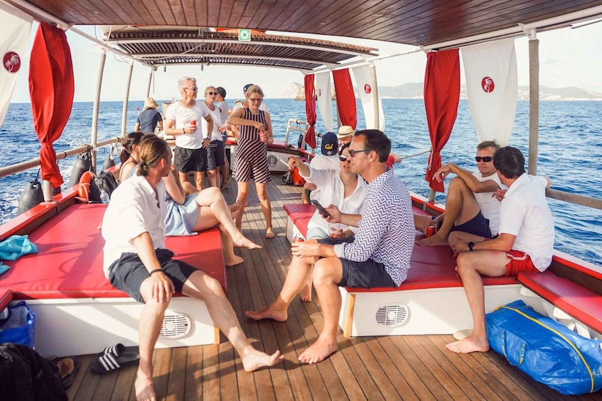 Picture 25 for Activity Ibiza: Boat Cruise Aboard Classic Wooden Boat