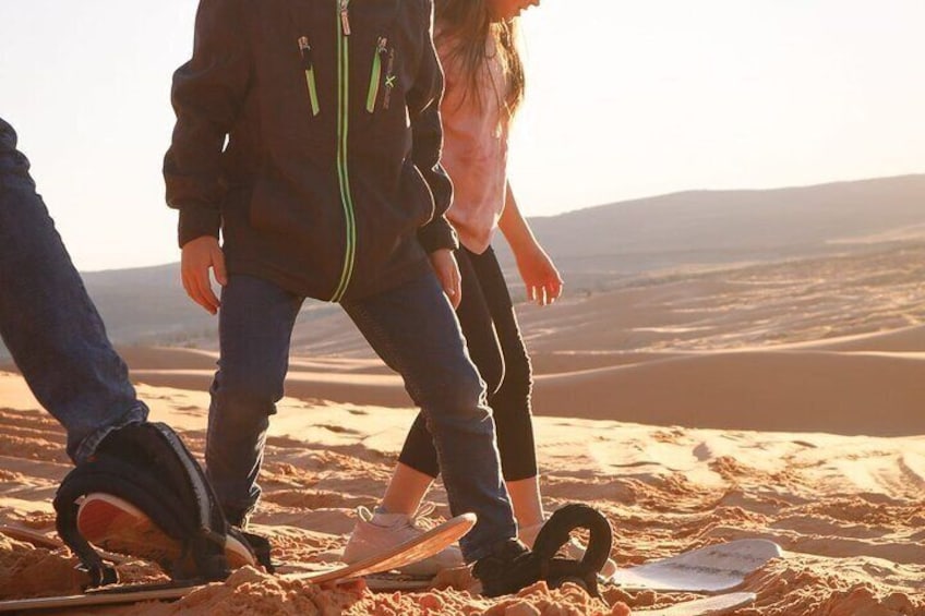 Coral Pink Sand Dunes UTV Sandboarding and Slot Canyon