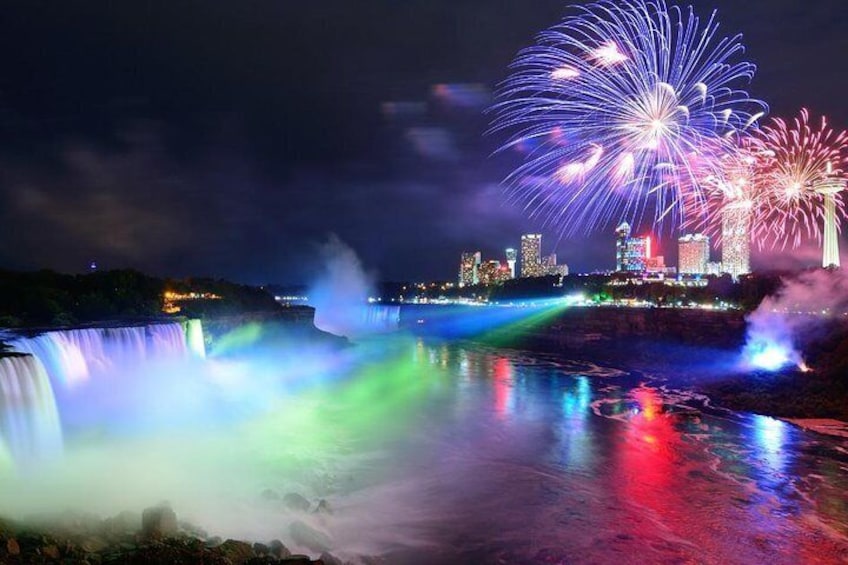 Toronto to Niagara Falls Evening Tour with optional attractions