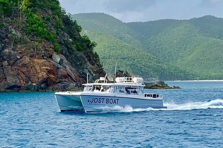 8 Hours Jost Van Dyke Snorkel Sail from Westin Frenchman's Reef