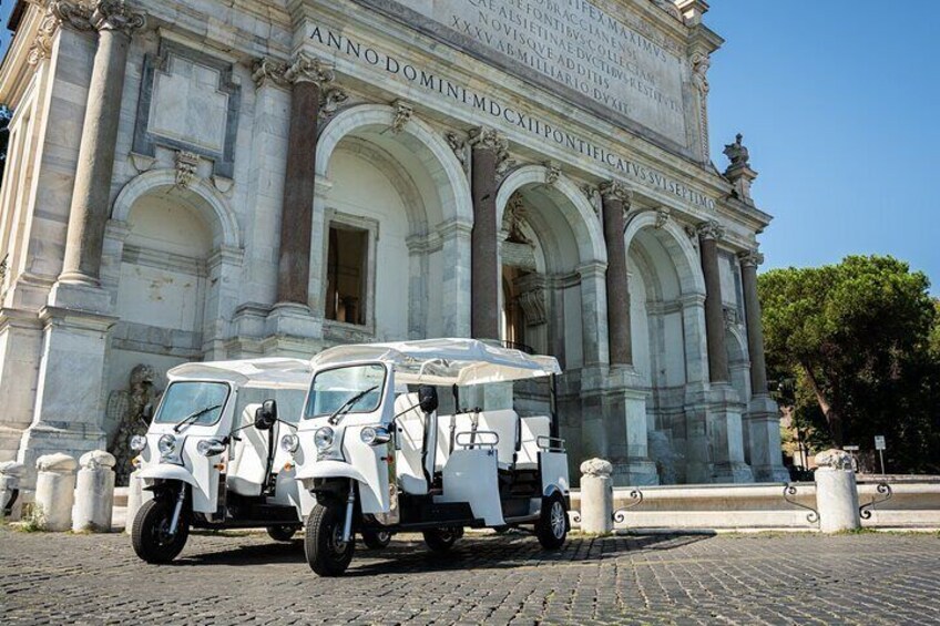 A unique and comfortable way to see the sights of Rome